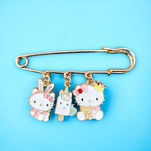 2/$20 Brand New Hello Kitty Gold Pin #1